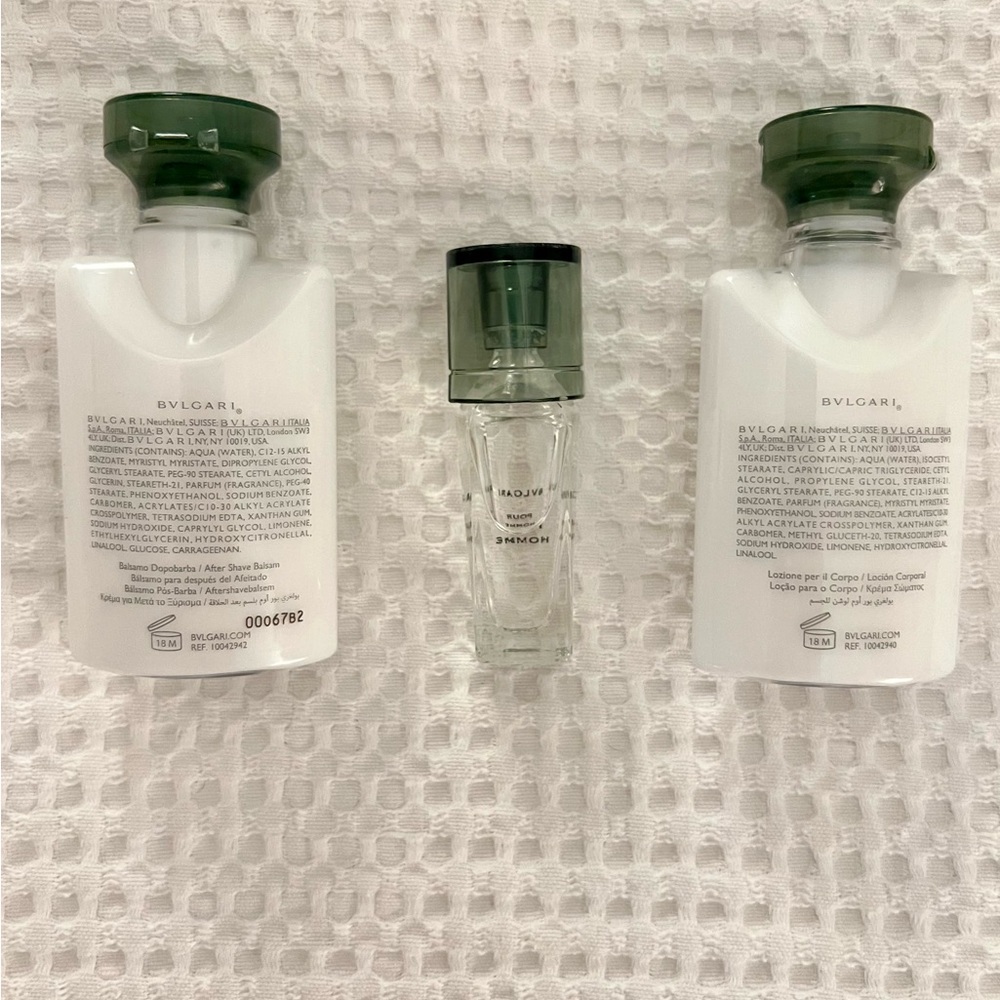 NEW BVLGARI Pour Homme Toiletry Set - Picture 3 of 6